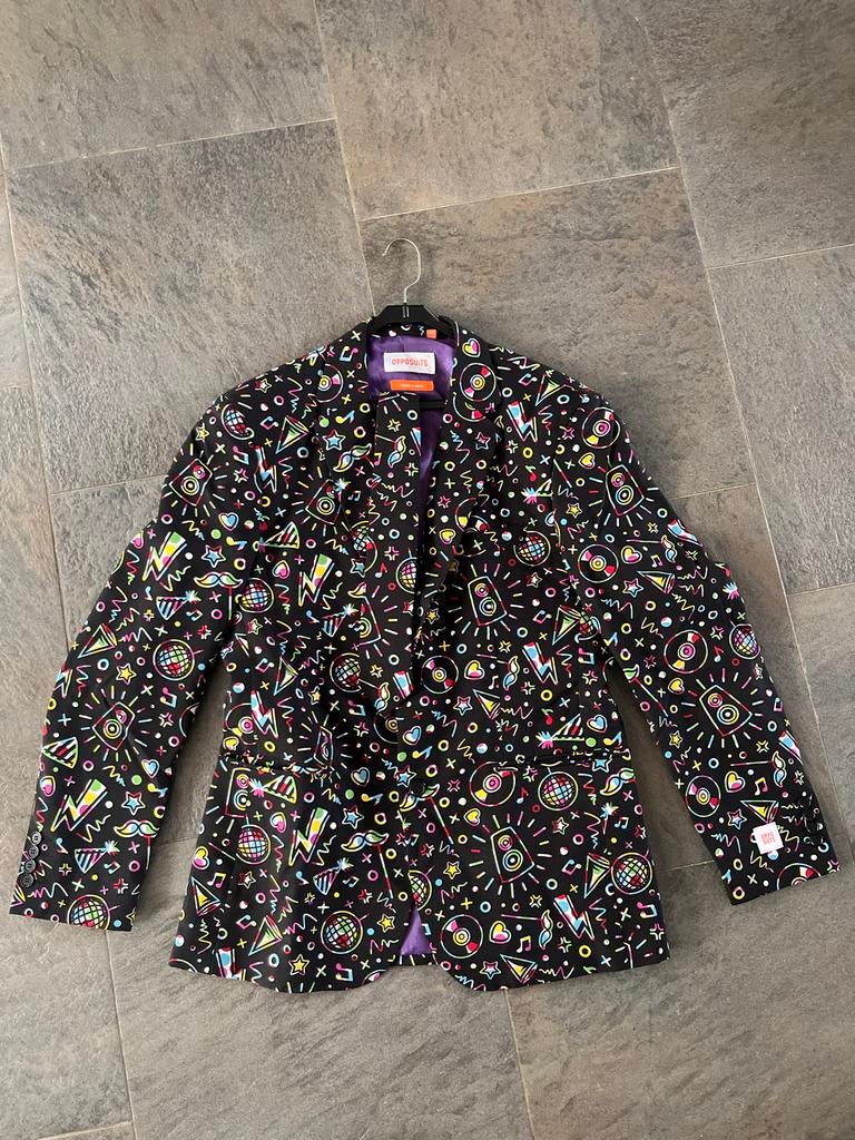 Opposuits Disco Dude Pak Maat 52 - Zeer Goede Staat, Kleding | Heren, Kostuums en Colberts, Ophalen of Verzenden, Zo goed als nieuw