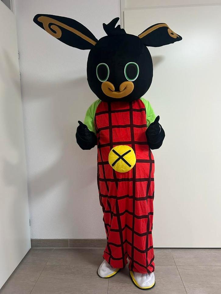 Bing mascotte verhuur, Hobby en Vrije tijd, Feestartikelen | Verhuur, Zo goed als nieuw, Ophalen of Verzenden