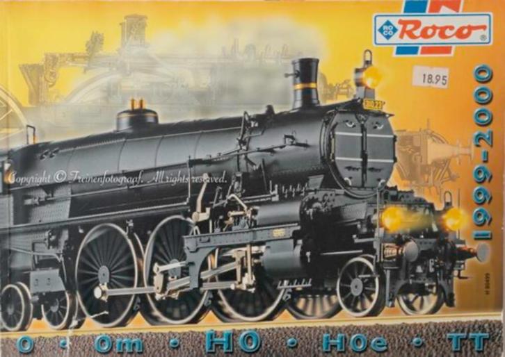 Roco Catalogus 1999/2000, Hobby en Vrije tijd, Modeltreinen | H0, Zo goed als nieuw, Boek, Tijdschrift of Catalogus, Gelijkstroom of Wisselstroom
