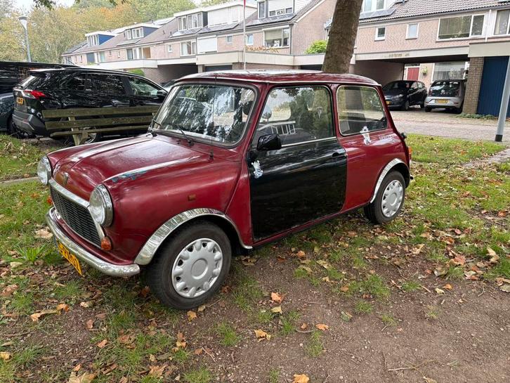 Rover Mini 1.3 I E2 1994 Rood, Auto's, Rover, Particulier, Overige modellen, Trekhaak, Benzine, Hatchback, Handgeschakeld, Origineel Nederlands