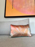 HK Living x Doris kussen, Huis en Inrichting, Ophalen of Verzenden, Zo goed als nieuw, Beige, Vierkant