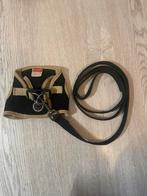 Puppia tuigje en riem maat S, Ophalen of Verzenden, Zo goed als nieuw, Zwart, Minder dan 95 cm