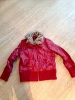 jas nieuw lederlook rood dames 42, Kleding | Dames, Jassen | Winter, Ophalen of Verzenden, Nieuw, Maat 42/44 (L), Rood