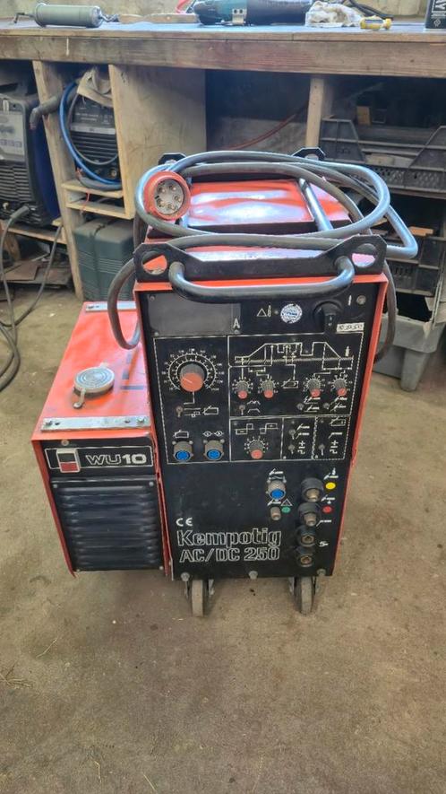 kemppi kempotig ac dc 250 met wu10 koeler, Doe-het-zelf en Verbouw, Gereedschap | Lasapparaten, Gebruikt, 250 ampère of meer, Ophalen