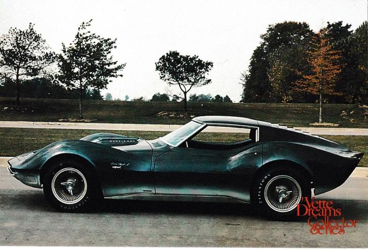 5 NIEUWE CHEVROLET CORVETTE ANSICHTKAARTEN + KALENDER, Verzamelen, Ansichtkaarten | Themakaarten, Ongelopen, 1960 tot 1980, Voertuig