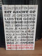 Leuk tekstbord voor kinderkamer, Zo goed als nieuw, Ophalen