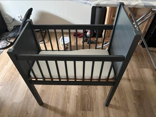 Wiegje baby antraciet met Aerosleep, Kinderen en Baby's, Babywiegjes en Ledikanten, Zo goed als nieuw, Wieg, Ophalen