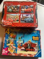 puzzels Cars en Bob de Bouwer, Ophalen of Verzenden, 10 tot 50 stukjes, Zo goed als nieuw