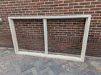 kunstof kozijn met hout nerf en HR glas., Ophalen, Kunststof, Gebruikt, Raamkozijn