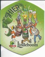 Hier Lindeboom - Viltje Carnaval, Verzamelen, Biermerken, Ophalen of Verzenden, Zo goed als nieuw, Viltje(s), Overige merken
