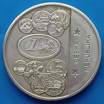 Penning 1 Euro - EU lid Tsjechië - 2004    beschikbaar voor biedingen