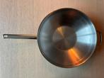 Wokpan Demeyere, Inductieplaat, Ophalen of Verzenden, Zo goed als nieuw, Rvs