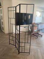 Room divider metaal zwart, Ophalen, Zo goed als nieuw