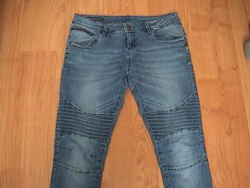 C&A Blauwe lange spijkerbroek / jeans wijdere broek / flinke beschikbaar voor biedingen