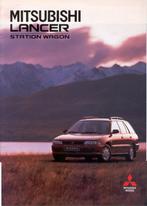 Folder Mitsubishi Lancer Station Wagon, augustus 1992, Ophalen of Verzenden, Nieuw, Mitsubishi