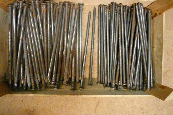 spijkers draadnagels 25 cm spijkerslaan tentharing zeskamp, Doe-het-zelf en Verbouw, IJzerwaren en Bevestigingsmiddelen, Nieuw