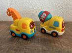 Vtech Toet Toet auto's set Cementwagen en Takelwagen. PRIMA., Ophalen of Verzenden, Gebruikt, 6 maanden tot 2 jaar