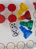 Glazen Mens Erger Je Niet Spel, Drie of vier spelers, Ophalen of Verzenden, Gebruikt, Reisspel