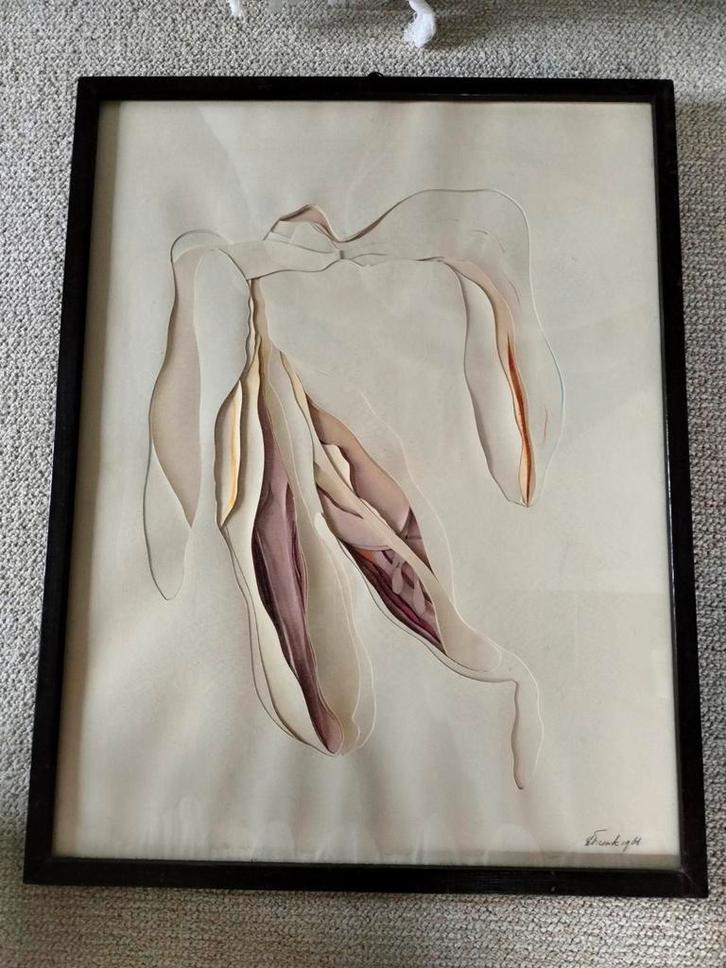 Loek Frenk  Rotterdam / kunstwerk 1966, Antiek en Kunst, Kunst | Tekeningen en Foto's, Ophalen of Verzenden