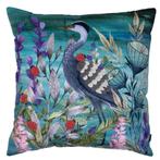 Kussen uitverkoop: FLEURY blauwe reiger, €37,50 nu €25, Huis en Inrichting, Woonaccessoires | Kussens, Platinastraat 100 7554 NB Hengelo, Nederland