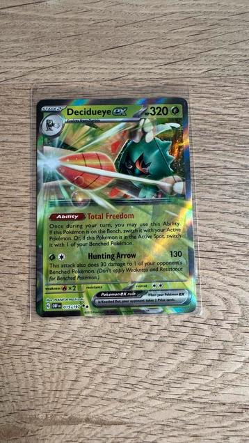 Decidueye ex #15/197 -Obsiddian Flames - OBF - JPN beschikbaar voor biedingen