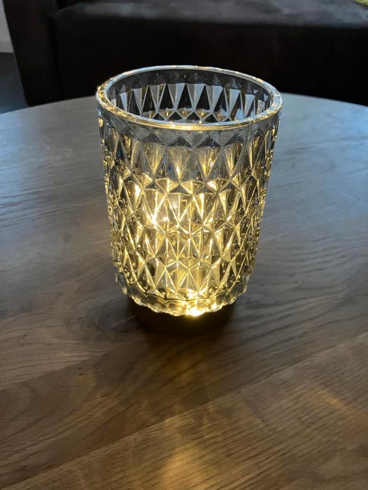 Intratuin Ares tafellampjes feestverlichting 6 stuks, Huis en Inrichting, Woonaccessoires | Kandelaars en Kaarsen, Zo goed als nieuw