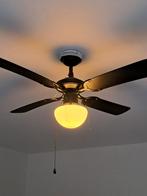 Ventilator en lamp in een, Ophalen, Gebruikt, Plafondventilator