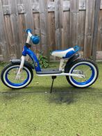 Puky Loopfiets - Blauw/Wit 12 inch, Ophalen, Gebruikt, 14 inch of minder