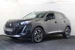Peugeot 2008 1.2 PureTech Allure (bj 2021, automaat), Auto's, Peugeot, Gebruikt, 1199 cc, Leder en Stof, Zwart