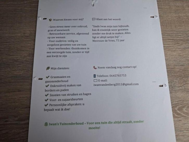 !!!!Tuinonderhoud rondom sneek!!!!!, Tuin en Terras, Bladblazers, Ophalen of Verzenden