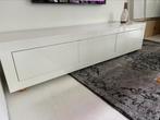 Zwevend tv meubel wit hoogglans, Ophalen of Verzenden, Zo goed als nieuw, 200 cm of meer, Minder dan 100 cm