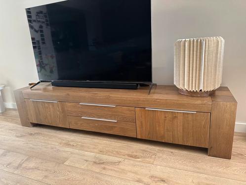 Goossens Tv meubel Quint, Huis en Inrichting, Kasten | Televisiemeubels, Zo goed als nieuw, Minder dan 100 cm, 200 cm of meer