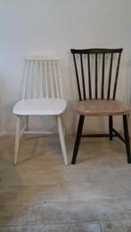 Retro vintage spijlenstoelen Zweeds Deens spijlen jaren 60, Huis en Inrichting, Stoelen, Ophalen of Verzenden, Gebruikt, Hout
