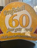 60 jarig huwelijk versiering, Ophalen of Verzenden, Zo goed als nieuw, Versiering, Geboorte of Huwelijk