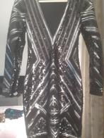 Prachtig feest kerst jurk kort maat s merk express, Kleding | Dames, Gelegenheidskleding, Maat 38/40 (M), Overige typen, Zwart