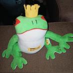 prins / koning kikker, autohaus könig., Kinderen en Baby's, Speelgoed | Knuffels en Pluche, Ophalen of Verzenden, Zo goed als nieuw