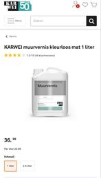 Blanke vernis voor muurverf, Ophalen, Overige kleuren, Minder dan 5 liter, Verf