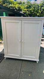 Tv kast/ pc meubel wit hout, Gebruikt, 120 tot 170 cm, Ophalen of Verzenden, Landelijk