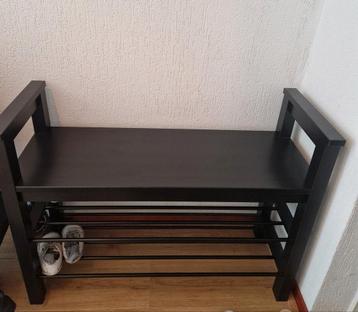HEMNES Bank met schoenenopslag