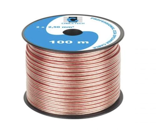 Luidsprekerkabel 2x2,5mm ( 100 Mtr ), Auto diversen, Overige Auto diversen, Ophalen of Verzenden