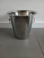 RVS IJsemmer / Wijnkoeler met metalen ringen, Ophalen of Verzenden, Zo goed als nieuw, Minder dan 5 flessen, Metaal