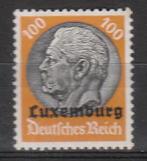 A101 deutsches reich bezetting luxemburg nr 18 nette plakker, Ophalen of Verzenden, Duitse Keizerrijk, Postfris