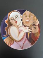 2 Arty Plate Serveerborden - Happy Girls, Ophalen of Verzenden, Zo goed als nieuw