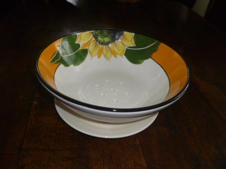 fruittest zonnebloem, Huis en Inrichting, Keuken | Servies, Nieuw, Schaal of Schalen, Overige stijlen, Porselein, Ophalen of Verzenden