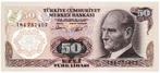24-533 Turkije 50 lire 1970, Postzegels en Munten, Bankbiljetten | Azië, Midden-Oosten, Los biljet, Verzenden