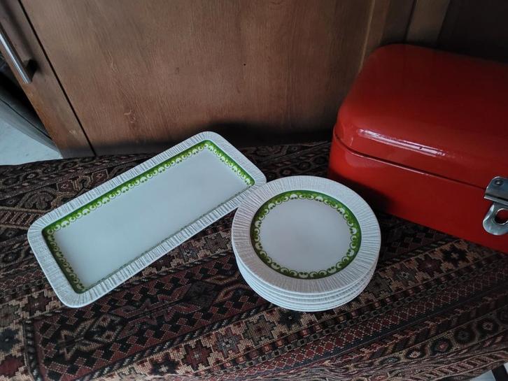 Retro vintage Thomas gebakstel cakeschaal, Huis en Inrichting, Keuken | Servies, Zo goed als nieuw, Kop(pen) en/of Schotel(s)