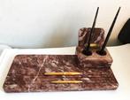 Inktstel Art Deco Marmer Bureauset Antiek 35 B💎😎💑🎁🤗👌, Ophalen of Verzenden