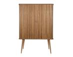 Zuiver Barbier Opbergkast - Lichtbruin | Van €1269, nu, Nieuw, Ophalen of Verzenden, Zuiver, Minder dan 150 cm