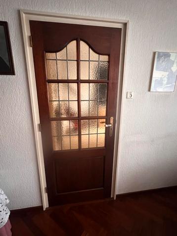 Glas in Lood Binnendeur met Klink beschikbaar voor biedingen