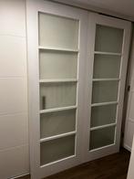 1 Skantrae stompe deur met mat glas 83x230,2cm /2e=verkocht, Ophalen, Zo goed als nieuw, Hout, 20 tot 50 mm
